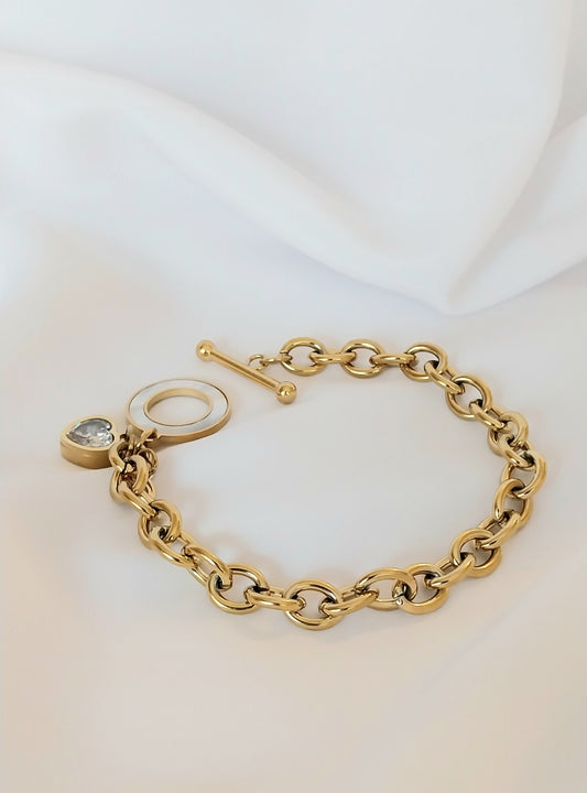 Bracelet doré Valériane